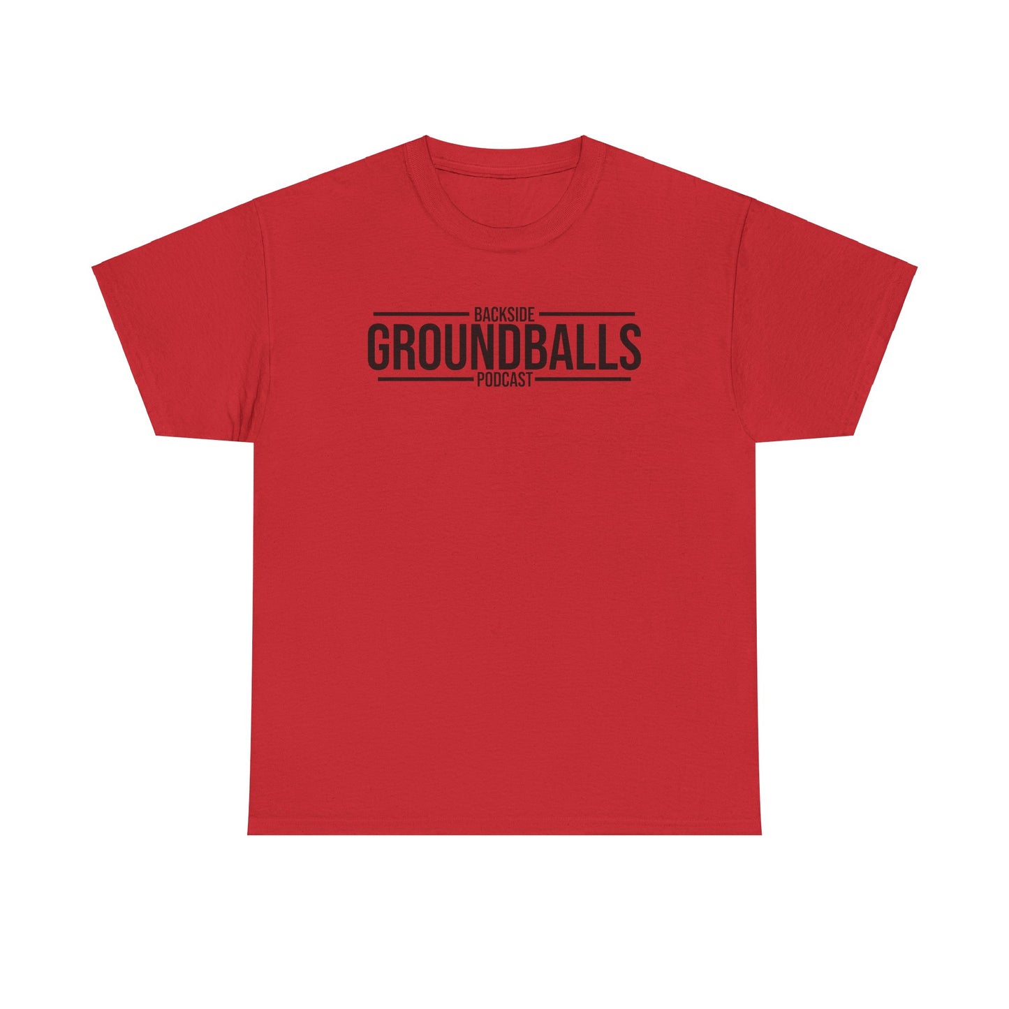 Backside Groundballs Podcast Cotton Tee