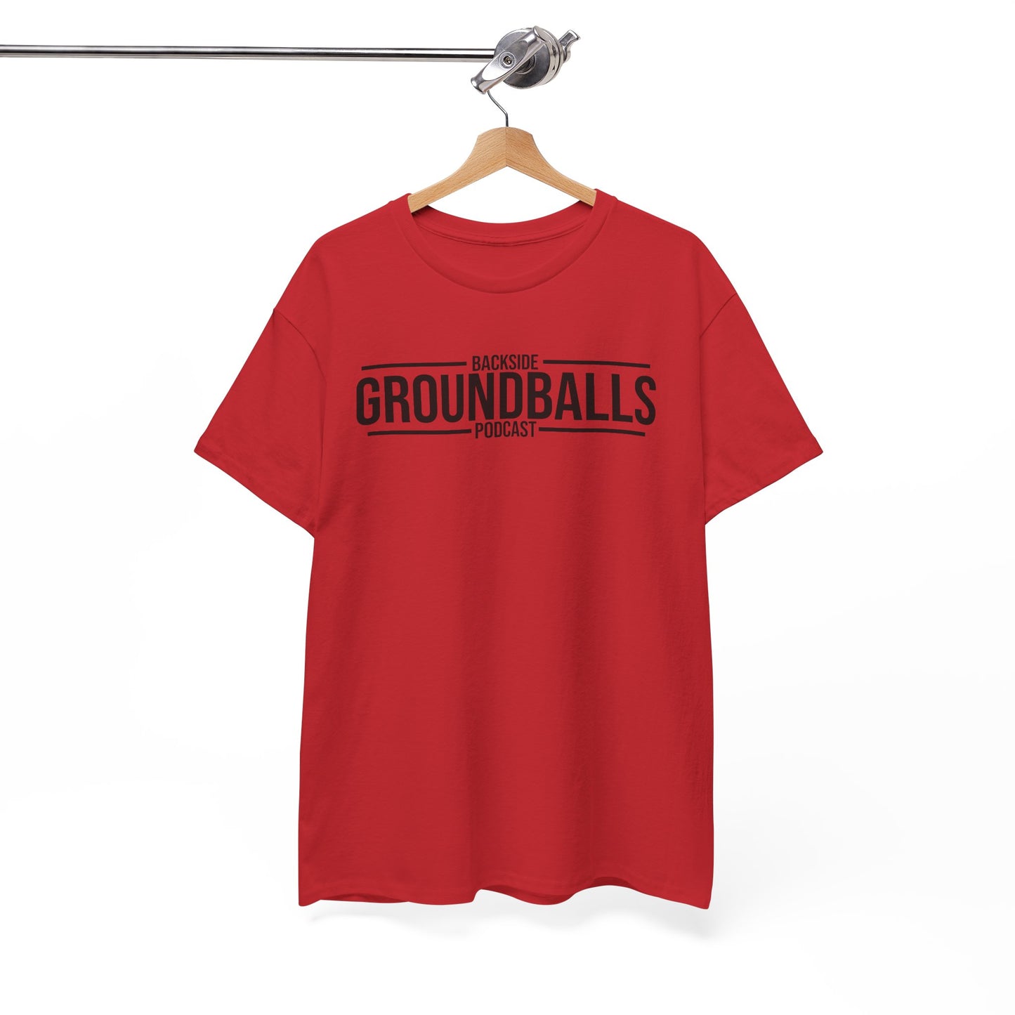Backside Groundballs Podcast Cotton Tee