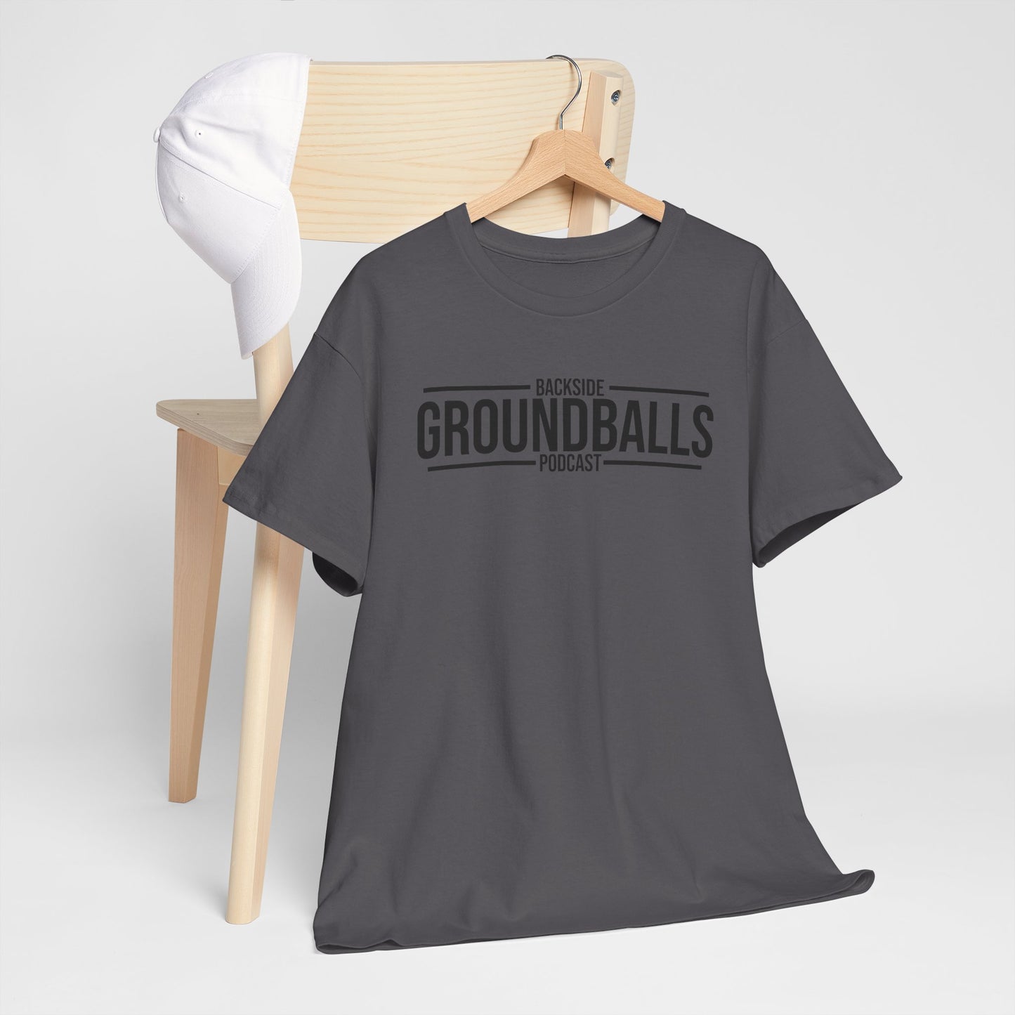 Backside Groundballs Podcast Cotton Tee