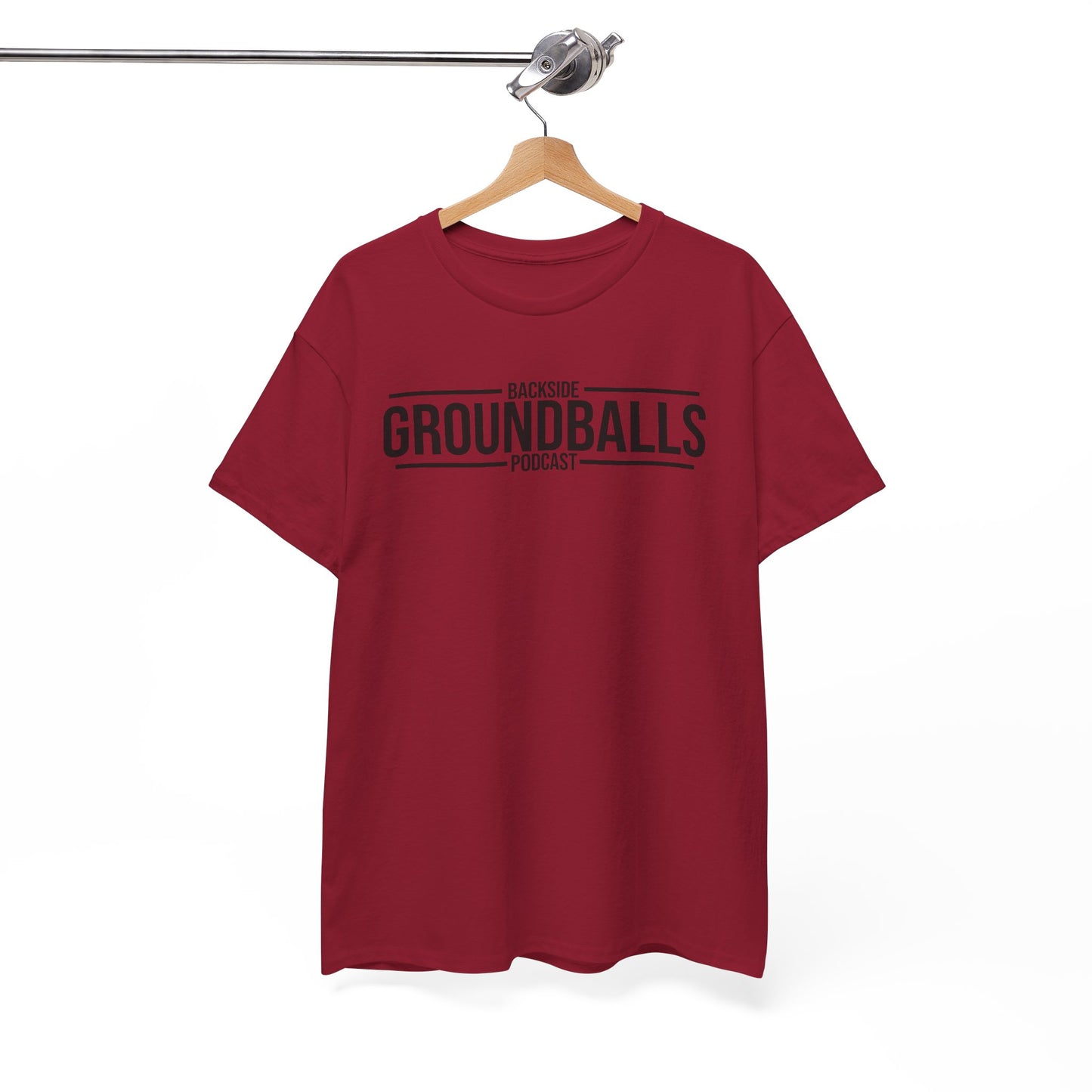 Backside Groundballs Podcast Cotton Tee