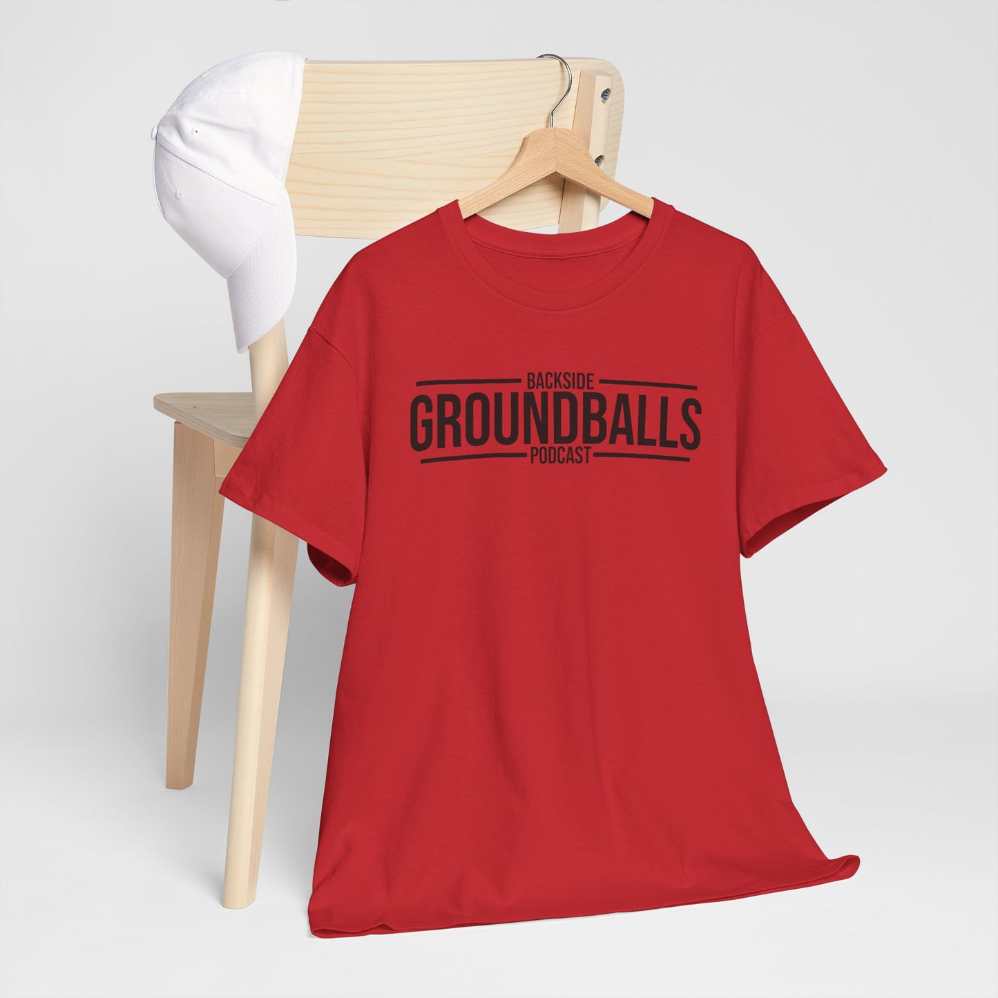 Backside Groundballs Podcast Cotton Tee