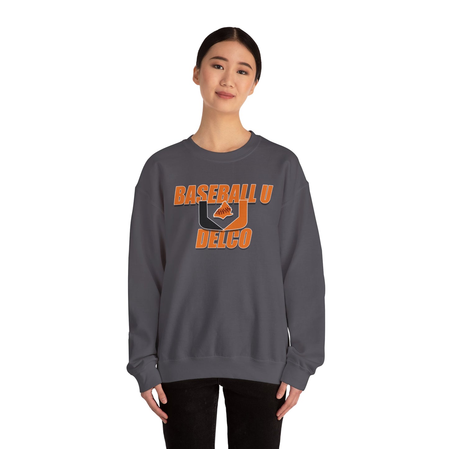 Baseball U Delco Crewneck