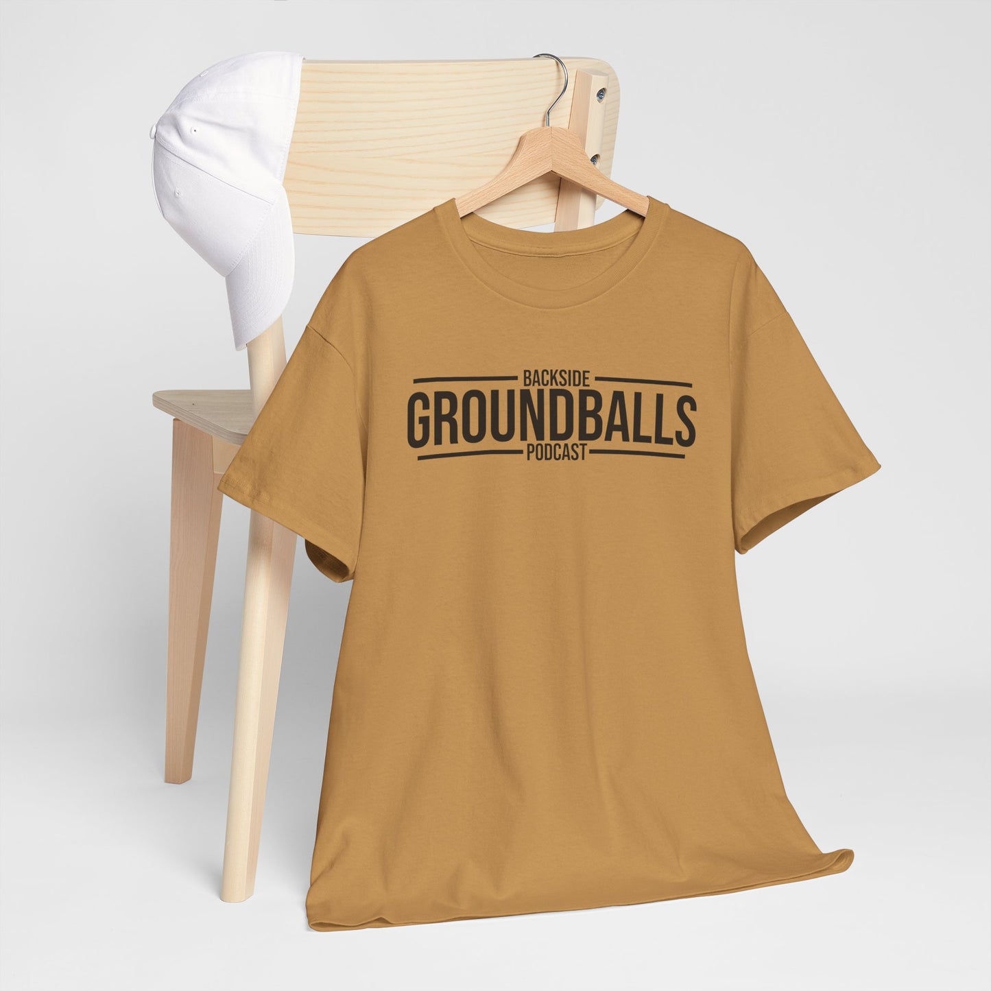 Backside Groundballs Podcast Cotton Tee