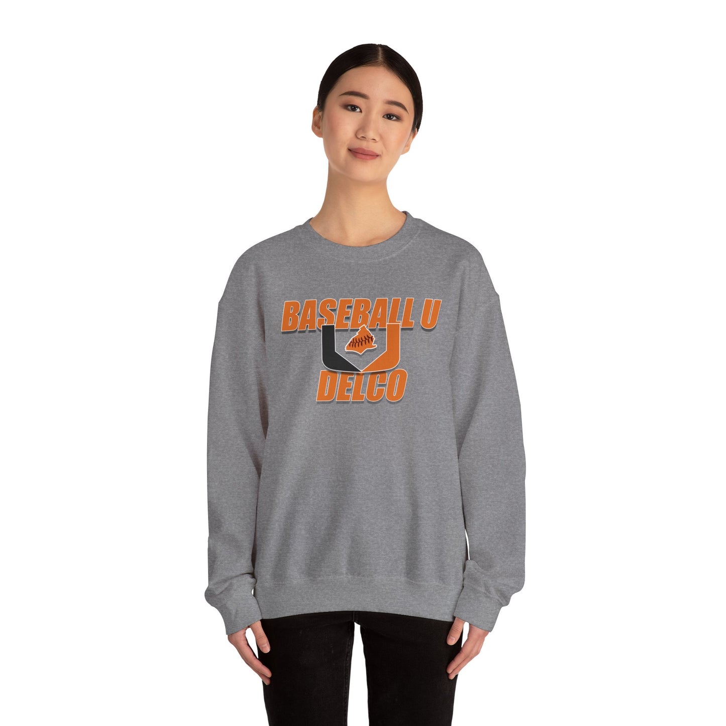 Baseball U Delco Crewneck