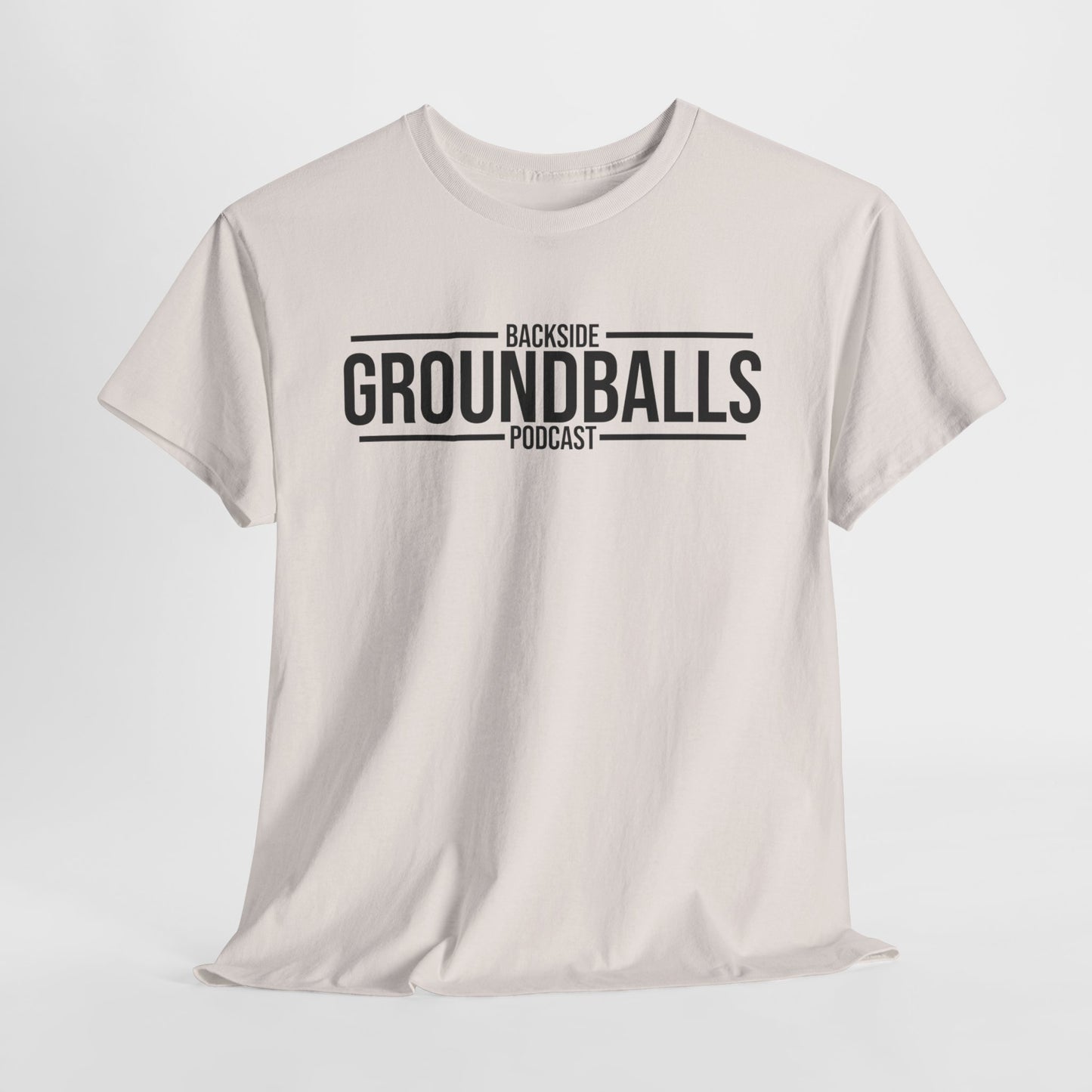 Backside Groundballs Podcast Cotton Tee
