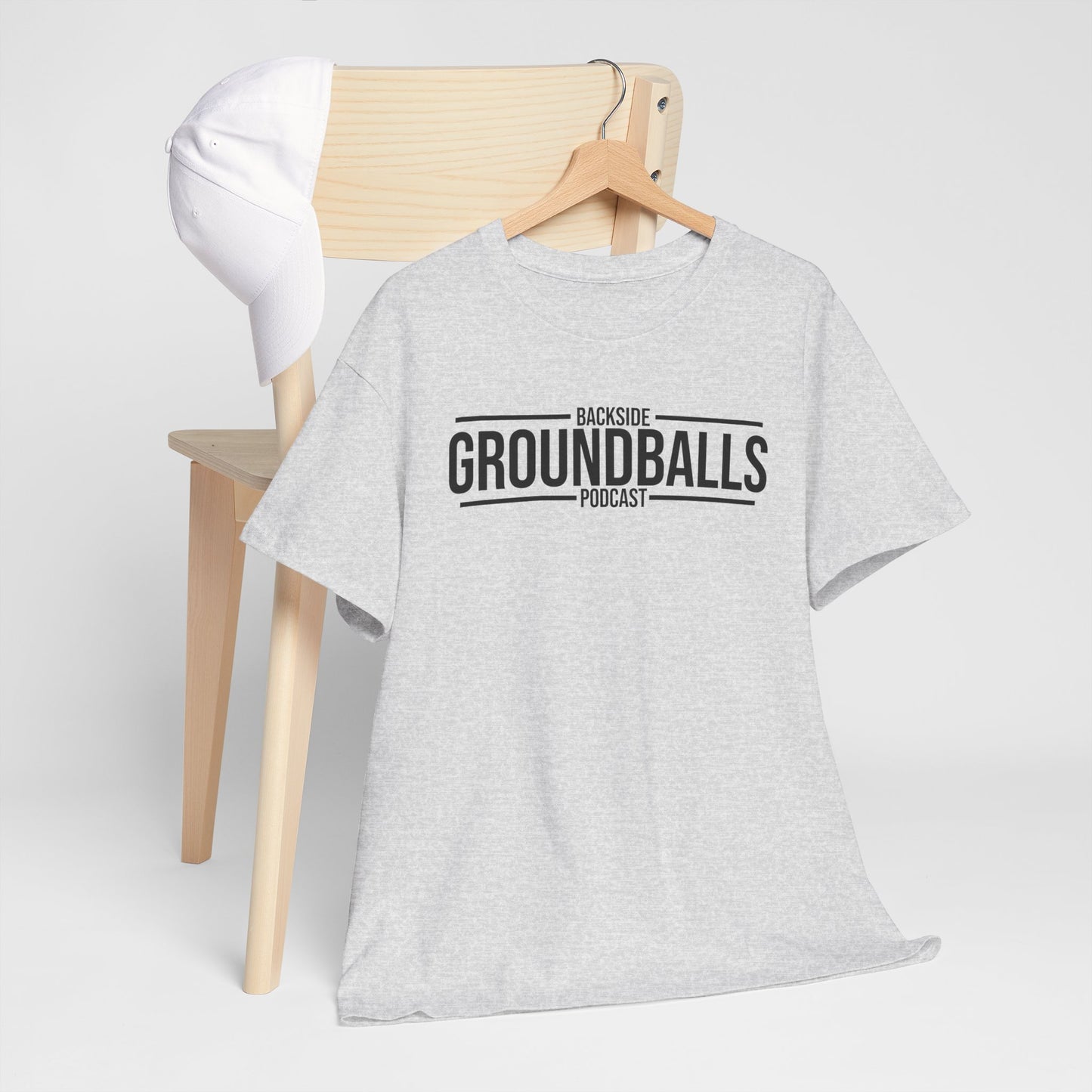 Backside Groundballs Podcast Cotton Tee