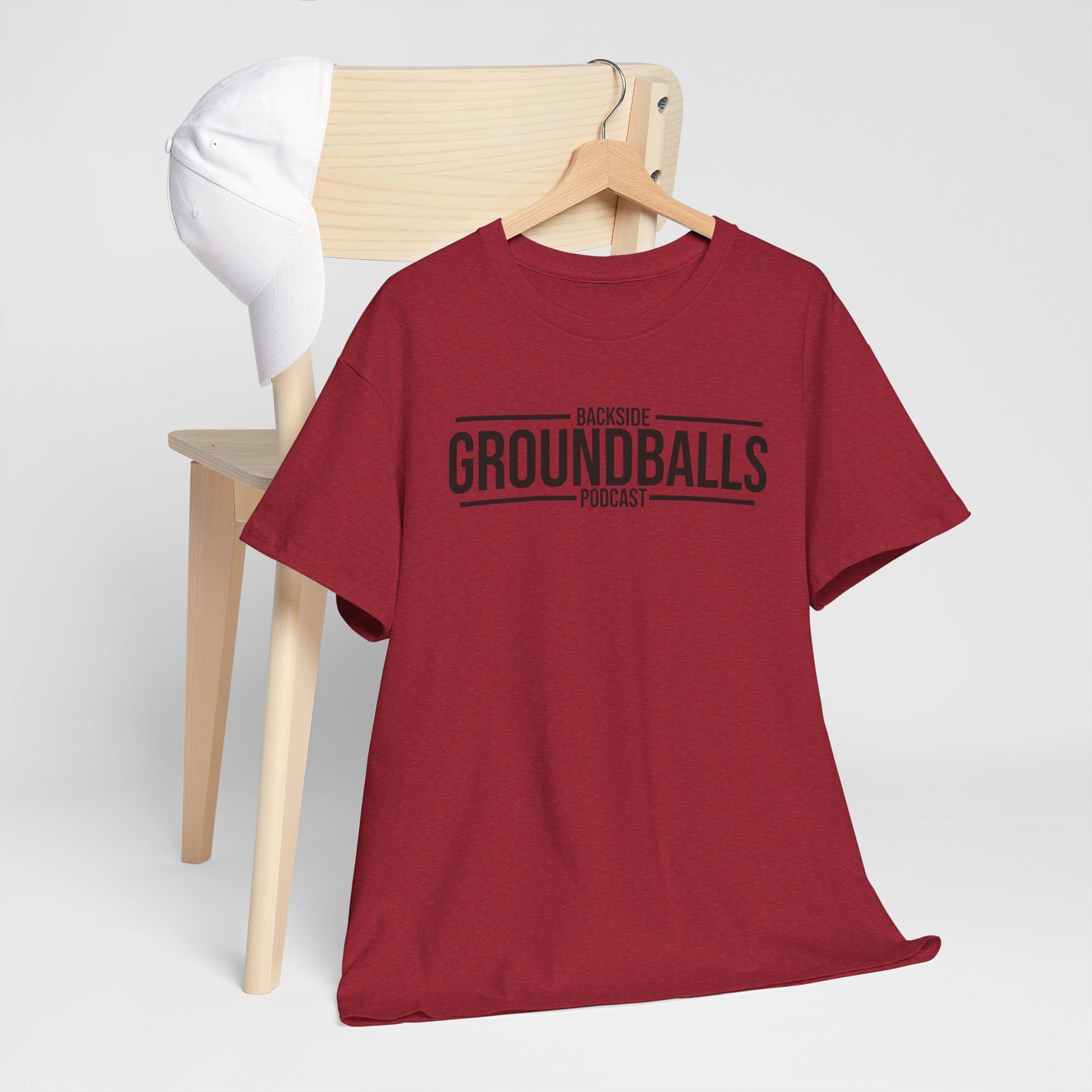 Backside Groundballs Podcast Cotton Tee