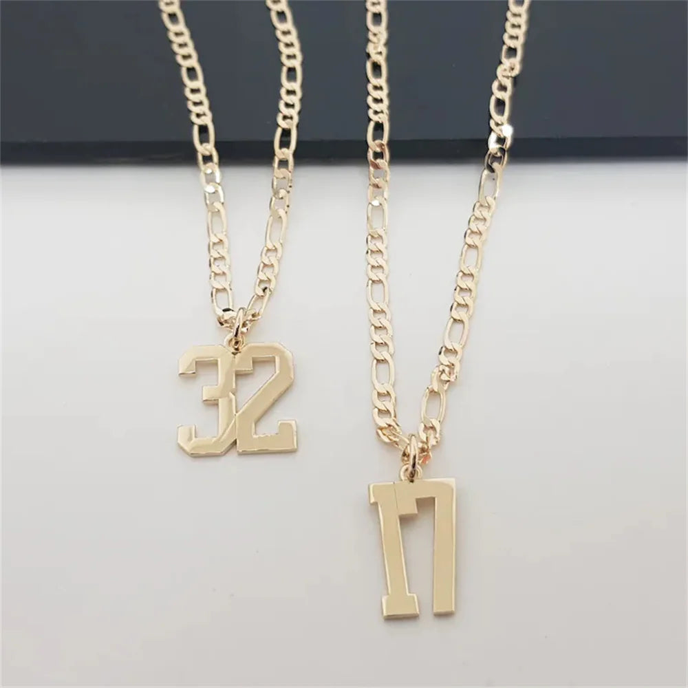 Custom Number Necklaces