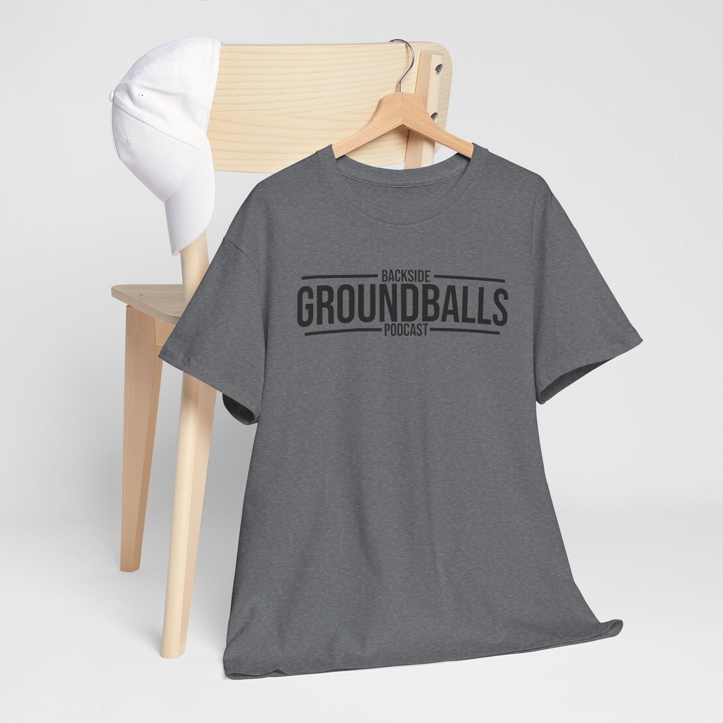 Backside Groundballs Podcast Cotton Tee