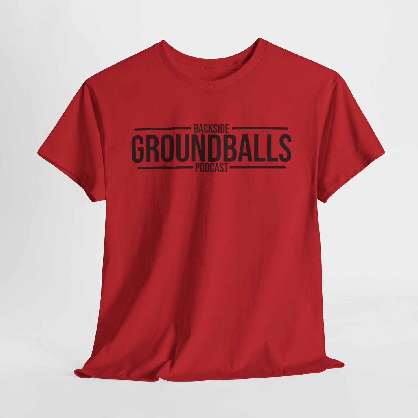 Backside Groundballs Podcast Cotton Tee