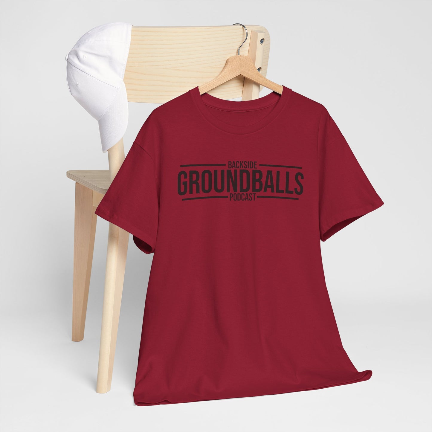 Backside Groundballs Podcast Cotton Tee