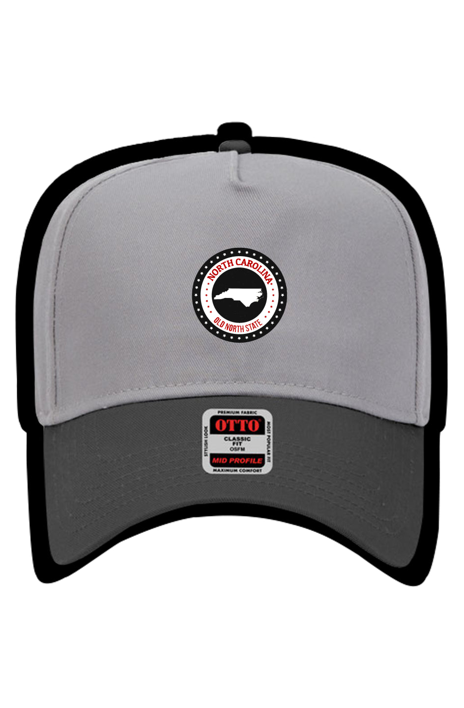 NC State Signature Snapback Hat- Grey