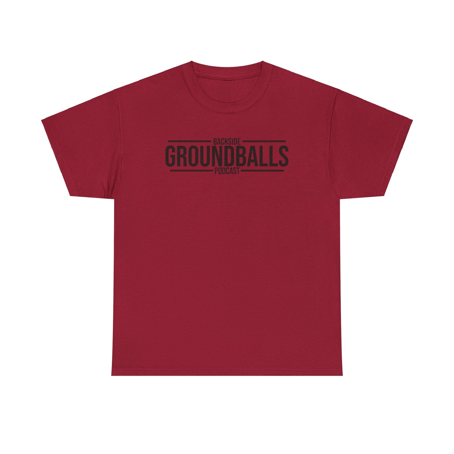 Backside Groundballs Podcast Cotton Tee