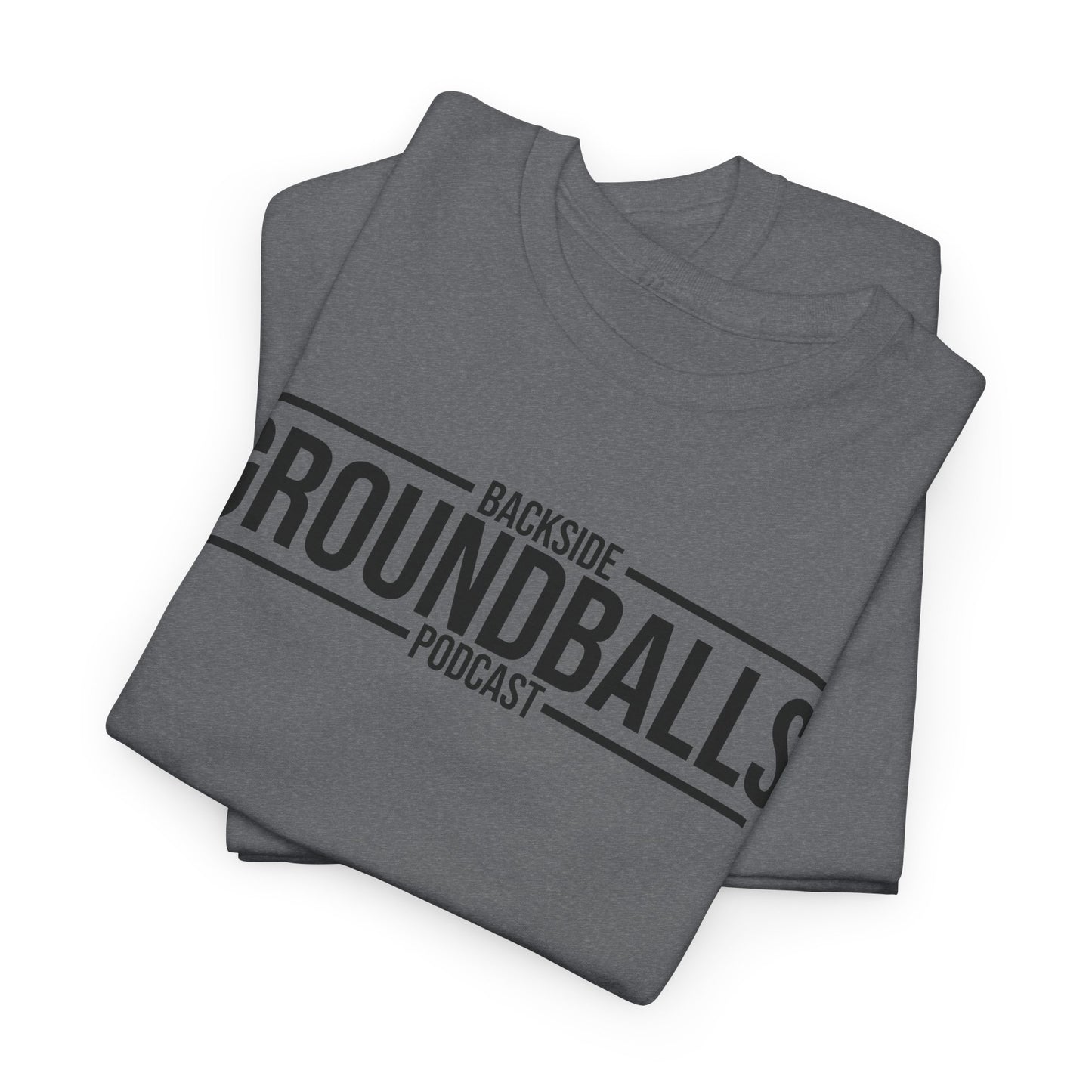 Backside Groundballs Podcast Cotton Tee