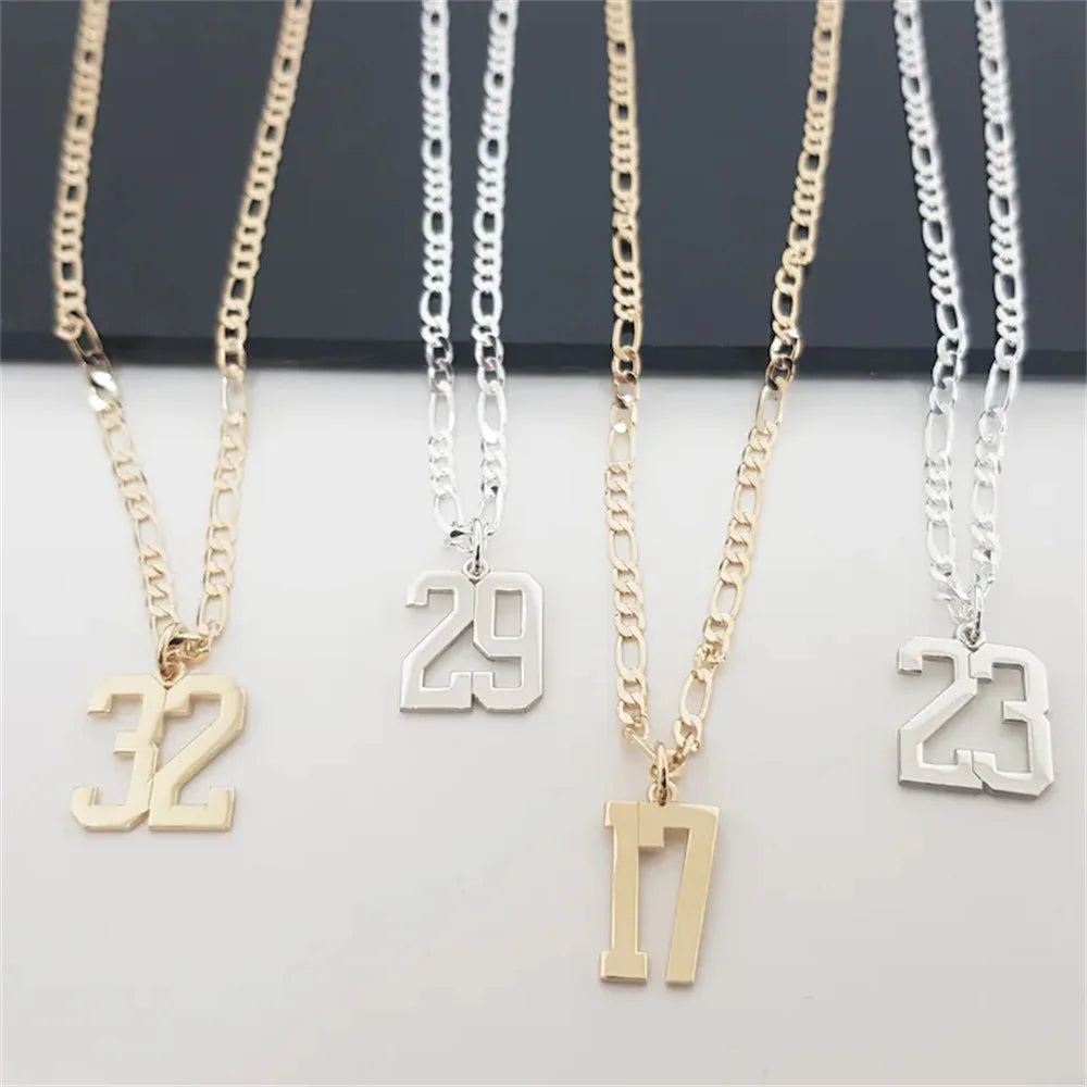 Custom Number Necklaces