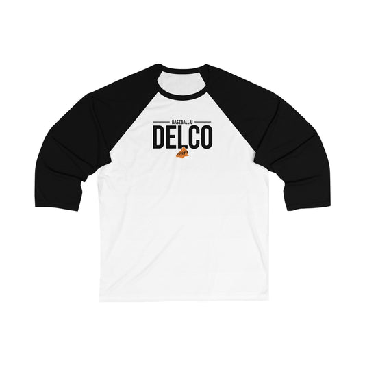 Baseball U Delco 3\4 Sleeve Baseball Tee