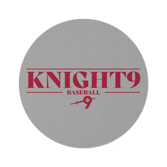Knight9 Baseball Round Rug - Sports Decor for Young Athletes