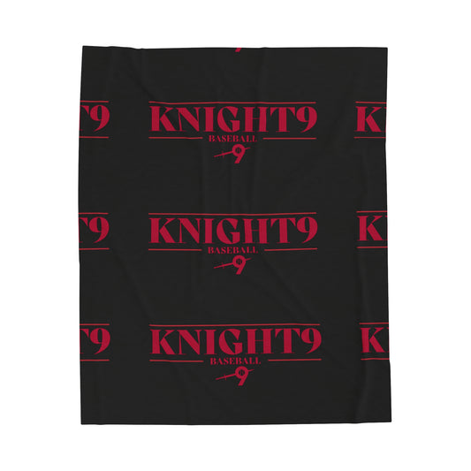 Knight9 Baseball Velveteen Plush Blanket - Cozy & Personalized Sports Gift
