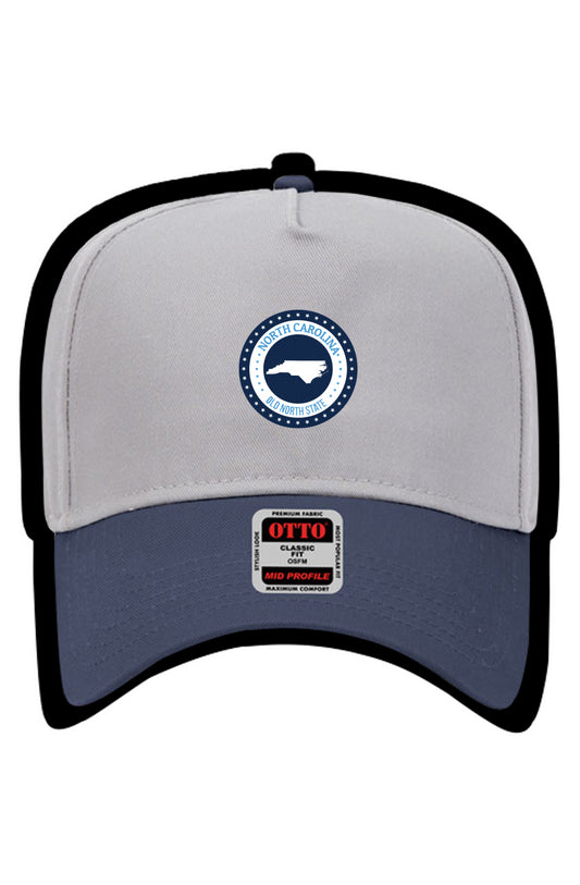 UNC Signature Snapback Hat- Grey