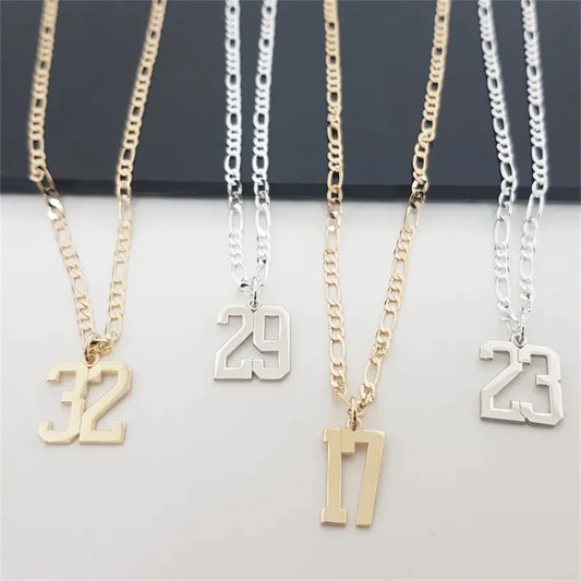 Custom Number Necklaces